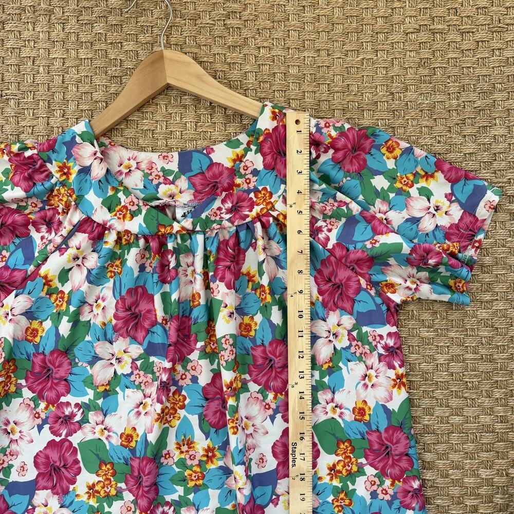 Vintage Metropolitan Floral Muumuu House Dress Women’s Size Large Hawaii Floral - Picture 9 of 10